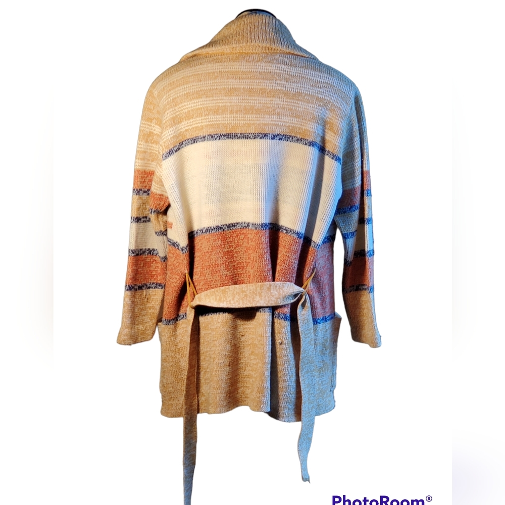 Sturbridge by Roosevelt 70s Vintage Southwestern Print Cardigan - Picture 3 of 7